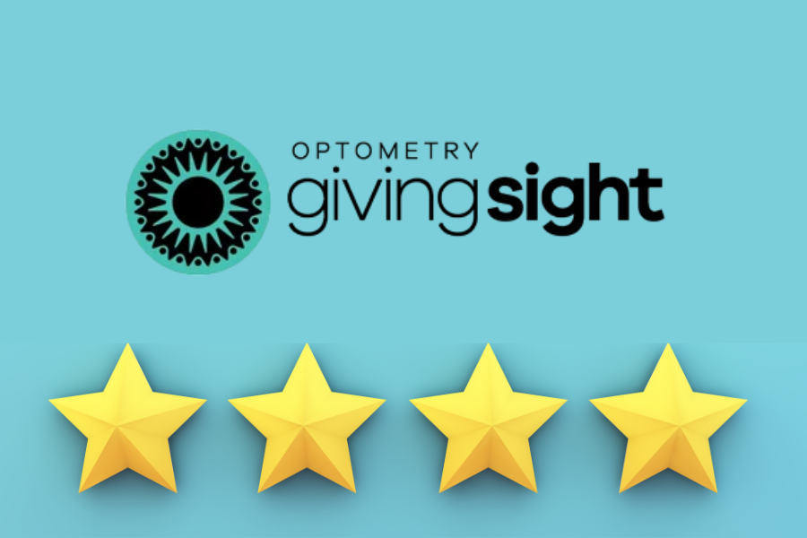 Optometry Giving Sight 4-start rating