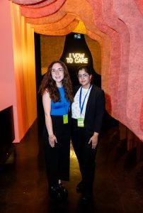 Elisa Haley and Shreya Jain, NextGEN OD Student Ambassadors